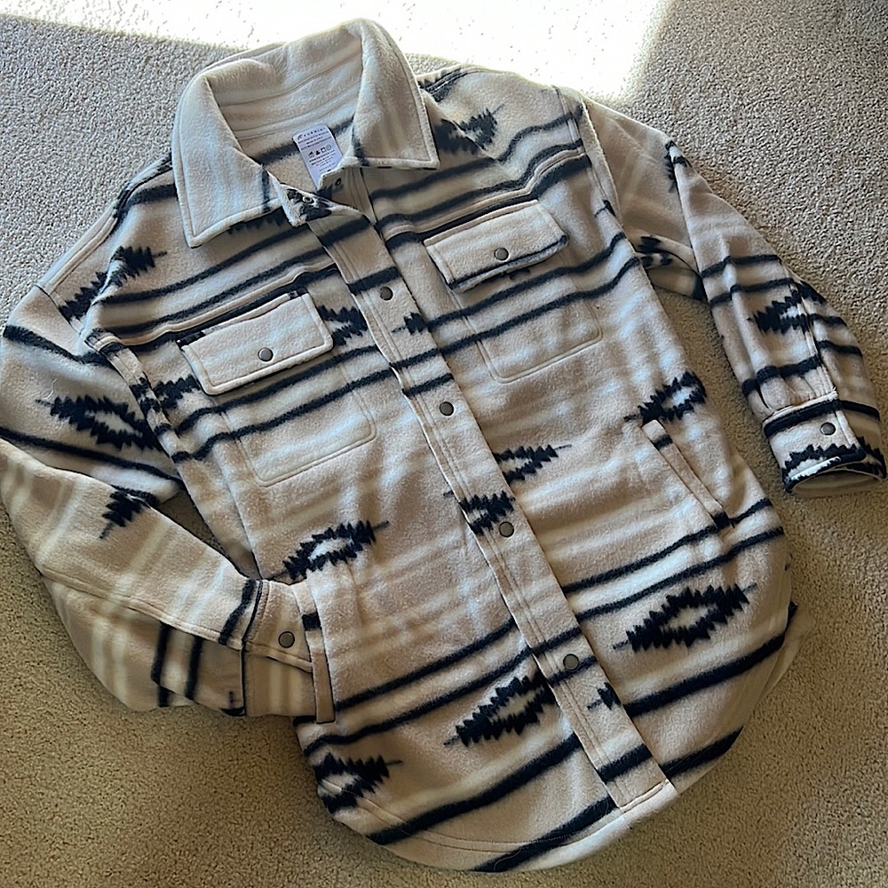 Southwest Plush Shacket.